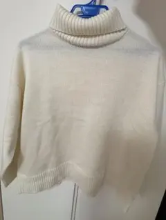 ☆新品未使用☆AMERICAN HOLIC アイボリー タートルネックニット