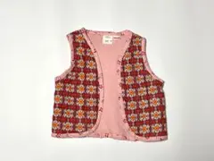 ZARA ベビーベスト 12-18ヶ月 ピンク 花柄