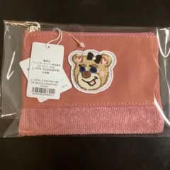 フェイラー オールドテディガール　ワッペンポーチ　ピンク