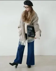 LAPUAN KANKURIT ウールポケットショールMARIA