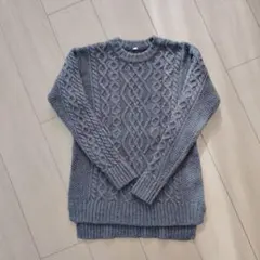 再々値下げ！無印良品　ケーブル編み ニットセーター 長袖
