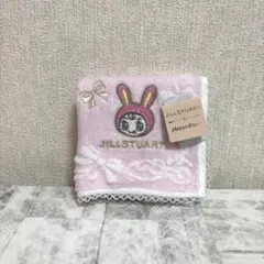 メゾピアノ　ジルスチュアート　ハンカチ　ピンク　リボン