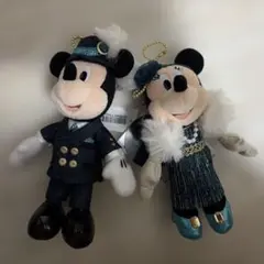 東京ディズニーシー 25周年 ジュビリーガラミッキー ミニー ぬいぐるみバッジ