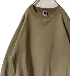 ラッセル　90s USA製 無地 スウェット ベージュ トレーナー