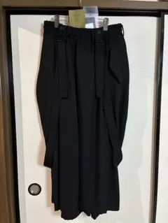 美品 ヨウジヤマモトプールオム ドレープパンツ ウールギャバジン