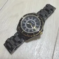 COACH コーチ プレストン PRESTON セラミック 腕時計 黒 ゴールドのサムネイル