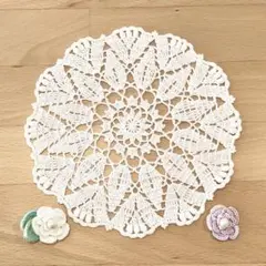 ＊レース編み　ドイリー＊No.182