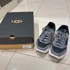 ★極美品★UGG CA805 23cm ブラックグレー 厚底スニーカー アグー