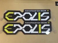 KONAMI beatmania ⅡDX 31 EPOLIS 看板装飾品