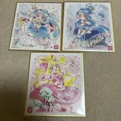 プリキュア 色紙ART7 金色箔押し3種類