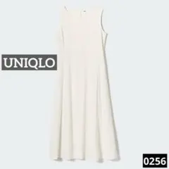 ぽ*ん様 0256 UNIQLO ウルトラストレッチエアリズムワンピース オフホ