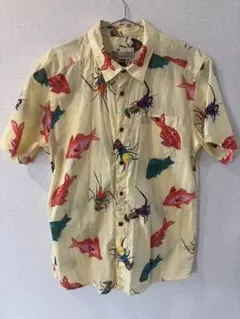 pataloha パタロハ 海洋生物プリント アロハシャツ　Mサイズ