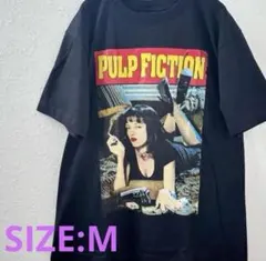 美品 PULP FICTION 映画 Tシャツ M ブラック コットン100%のサムネイル