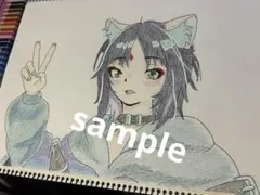 超かぐや姫 酒寄彩葉 ファンアートのサムネイル