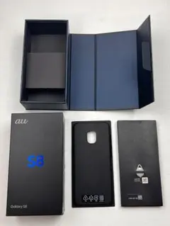 空箱 au Galaxy S8 SCV36 Midnight Black 純正箱