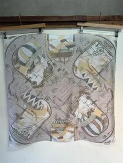 Manipuri/ドラフトバルーン シルクスカーフ<No.1552>