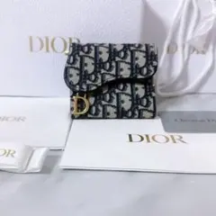 Dior Saddle Lotus ウォレット オブリーク ジャカード　正規品のサムネイル