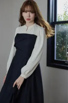 【美品】Herlipto ワンピース Mサイズ