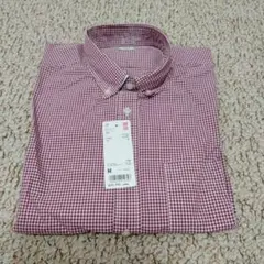 ✨️新品✨️タグ付き　ユニクロ　ボタンダウンシャツ　100%コットン製