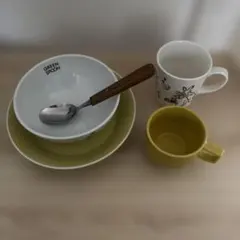 お一人分 食器セット タリーズ鳥獣戯画マグ他のサムネイル