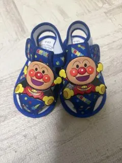 アンパンマン ベビーサンダル 青　13センチ