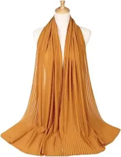 スカーフ レディース ストール マフラー 大判 無地 オシャレ 黄色 オレンジ