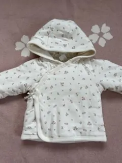 H&Mベビー パッデッドジャージージャケット フローラル 60cm