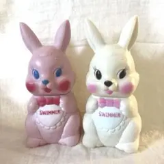 swimmer うさぎ 貯金箱 ゴミ箱 小物入れ