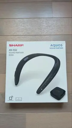 SHARP AN-SS2 ネックスピーカー ブラック - メルカリ