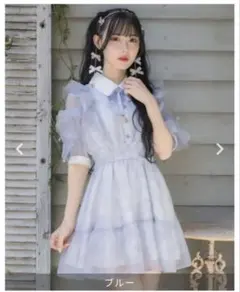 ROJITA 半袖花柄ミニワンピース ピンク - メルカリ