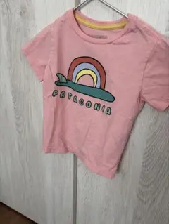 patagonia ピンク Tシャツ 12-18M