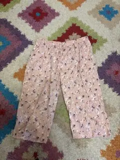UNIQLO 花柄 ハーフパンツ ピンク 3XL
