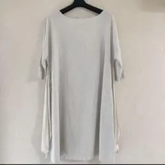 studio clip ワンピース　ストライプ柄ワンピース 綿チュニックワンピ