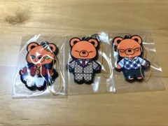 ヒプノシスマイクどついたれ本舗くまぐるみラバーストラップ3個セット