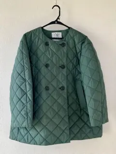 中綿 ノーカラージャケット