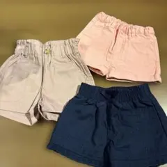 ベビー服 パンツ 3点セット 80cm ブランシェス　プティマイン　西松屋