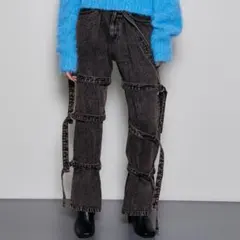 GRACE CONTINENTAL コクーンデニムカーゴパンツ グレー 36 - メルカリ