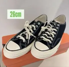 【新品タグ付】ローカット コンバースCT70 ブラック 26cm