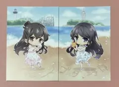 청춘 돼지 놈은 디어 친구의 꿈을 꾸지 않는다. 横浜市藤沢市 ポストカード2種 青ブタ