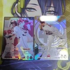 ファンスターズリーグ パ・リーグ 伊藤大海 SSR SSR★ 2枚セット ファンスターズリーグ パ・リーグ 伊藤大海 SSR SSR☆ 2枚セット