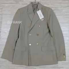 タグ付き未使用　エルフランク　ダブルジャケット　金ボタン　L
