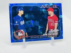 【ブルーパラレル 1/49】マイク・トラウト&大谷翔平 topps now シリ 2025年最新】大谷翔平、マイク・トラウトカードの人気アイテム
