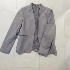 GU ノーカラージャケット グレー Sサイズのサムネイル