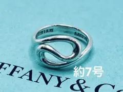 ティファニー オープンウェーブ リング 10号 スターリングシルバー 希少 直営手配 海外希少 Tiffany & Co スターリングシルバー リング