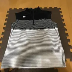 PEARLY GATES ストライプ ハーフジップシャツ サイズ2 ポロシャツ