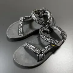 Teva テバ ハリケーン サンダル アウトドア 黒×グレー キッズ 20cm