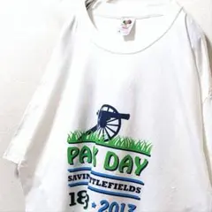 フルーツオブザルームパークデイセービングバトルフィールド Tシャツ白XL古着