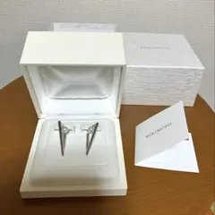 0*6様 美品 Mikimoto Vコード ピアス シルバー - メルカリ