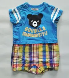 DOUBLE.B プルオーバーロンパース 80 ミキハウス ダブルビー