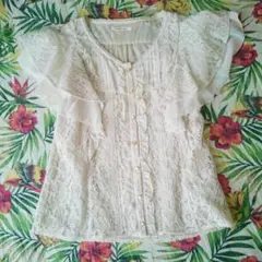 ☆アクシーズファム☆フリルレースのカットソー